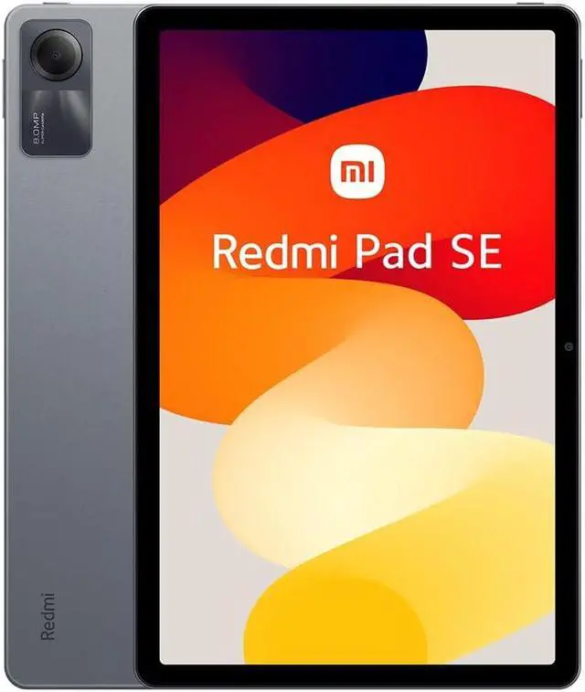 Main image of Xiaomi Redmi Pad Se Only Wifi 11"" Octa Core 4 Speakers Dolby Atmos 8000Mah Bluetooth 5.3 8Mp + (33W Dual Usb Fast Car Charger Bundle) (128Gb + 4Gb  Graphite Gray Global)