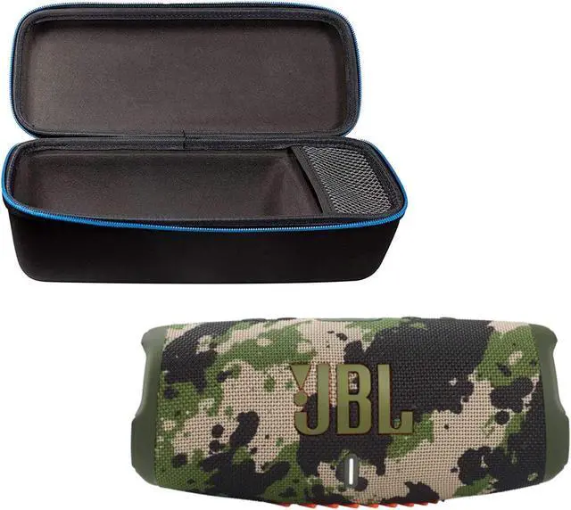 Alt view image 5 of 5 - JBL Charge 5 Squad Bluetooth Speaker & divvi Hardshell Case Kit