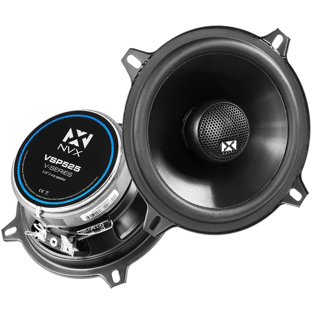Main image of VSP525 480W Peak (180W RMS) 5.25" V-Series 2-Way Coaxial Speakers with 25mm Silk Dome Tweeters