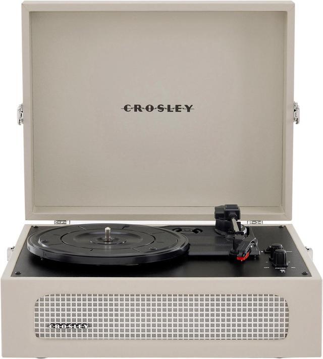 Main image of Crosley Cr8017B-Du Voyager Vintage Portable Vinyl Record Player Turntable With Bluetooth In/Out And Built-In Speakers  Dune