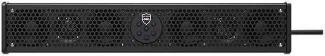 Alt view image 13 of 13 - Wet Sounds Stealth 6 Ultra HD 200W Amplified Black Marine ATV Soundbar + Remote