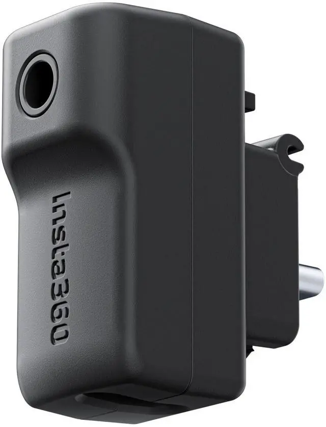 Alt view image 6 of 6 - Insta360 Microphone Adapter for X4 8K 360 Action Camera #CINSBBMC