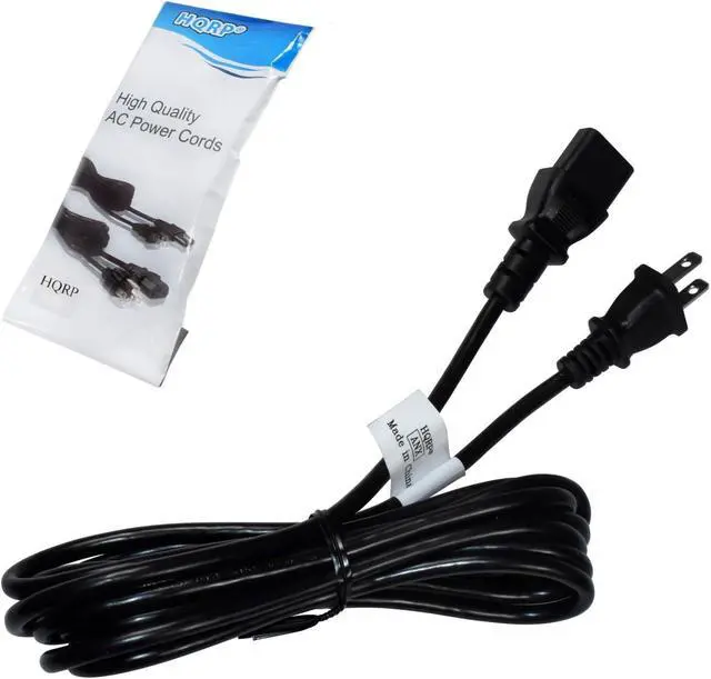 Alt view image 4 of 4 - HQRP 10ft AC Power Cord for Sony KDL-46EX500 KDL-46EX501 KDL-46V4100 KDL-46V5100 KDL-52W4100 Bravia HDTV TV LCD LED Plasma Mains Cable + HQRP Coaster