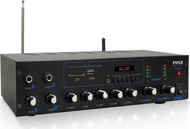 Pyle Bluetooth Audio Amplifier For Home Multi-Channel Stereo - View #8