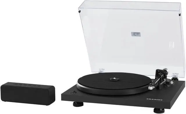 Alt view image 2 of 2 - Crosley KTC6B 2-Speed Turntable and Speaker Kit, Adjustable Tonearm Counterweight