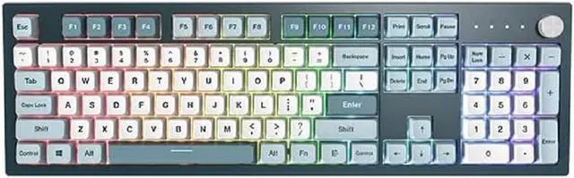 Alt view image 8 of 9 - Montech MKey Mechanical Gaming Keyboard: Customizable RGB LED, Premium MDA Profile PBT Keycap, Engineered Acoustics, Hot-Swappable, Gateron G Pro 2.0 Switches, Stunning Osaka Castle Theme, Freedom