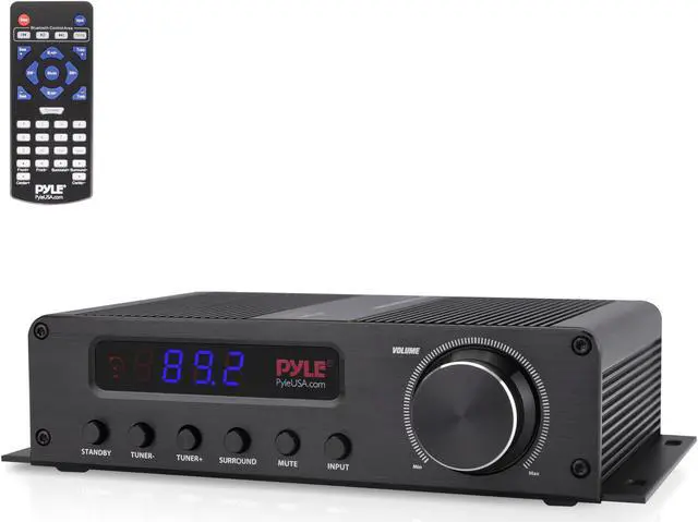Main image of 100W 5 Channel Audio Amplifier - Wireless Bluetooth Home Theater Power Stereo Receiver with Surround Sound w/HDMI, AUX, FM Antenna, Subwoofer Speaker Input, 12V Adapter - PFA540BT.6
