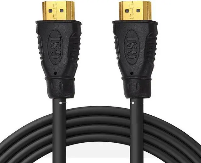 Main image of Sound Around 6ft High Definition HDMI Cord - Portable Universal Gold Plated HDMI Cable Wire Adapter - TV to Player/Speaker / Computer Audio Video Connection-Supports 1080p HD 4K  3D-GAHDMI6 (Black)