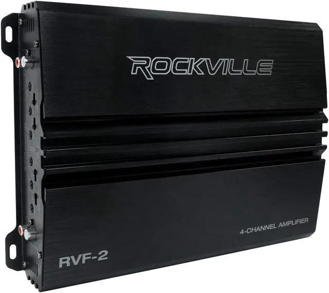 Main image of Rockville RVF-2 1200w Peak/300w Dyno-Certified RMS 4 Channel Car Amplifier Stereo Amp