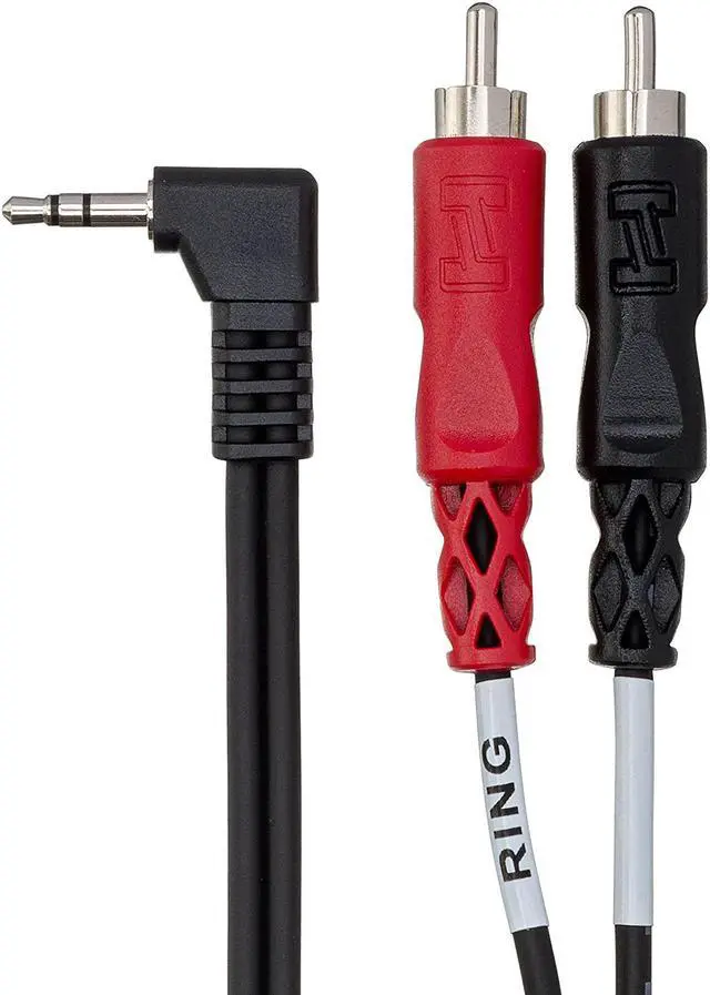 Alt view image 10 of 10 - Hosa Y Cable 3.5Mm Trs Ra-Rca