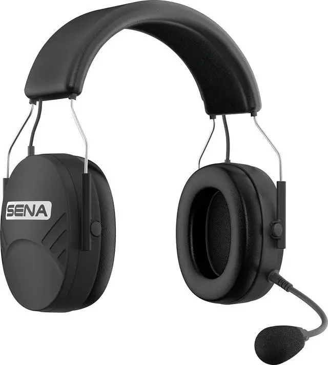 Alt view image 2 of 2 - sena tufftalk-lite-01 tufftalk lite over-the-head earmuff long-range bluetooth