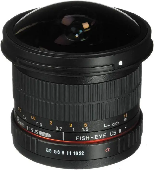 Alt view image 20 of 20 - Rokinon 8mm f/3.5 HD UMC Fisheye Lens with Removable Hood (for Sony Alpha E-Mount Cameras)
