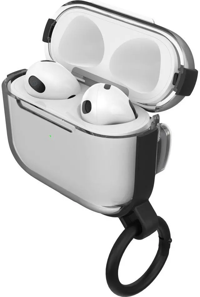 Main image of Clear Case for AirPods Pro (1st Gen), Carabiner Included | Clear Design, Drop Protection, Scratch & Scuff Resistant, Ultra-Slim Profile, Carabiner Included