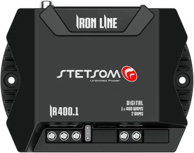 Alt view image 4 of 4 - Stetsom IR 400.1 Monoblock 400 W Amplifier Full Range Compact Iron Line Series
