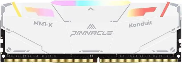 Alt view image 8 of 8 - Timetec Pinnacle Konduit RGB 8GB DDR4 3200MHz PC4-25600 CL16-18-18-38 1.35V Compatible for AMD and Intel Desktop Gaming PC Memory Module RAM - White