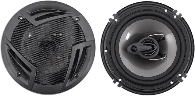 Alt view image 2 of 7 - RV6.3A 6.5" 3-Way Car Audio Speaker Pair with RV4.3A 4" Speakers | 750W Peak / 140W RMS CEA Rated, 4-Ohm, 91 dB, PEI Dome Tweeter, RV4.3A 4" Car Speaker Pair, Grilles Included, 4-items