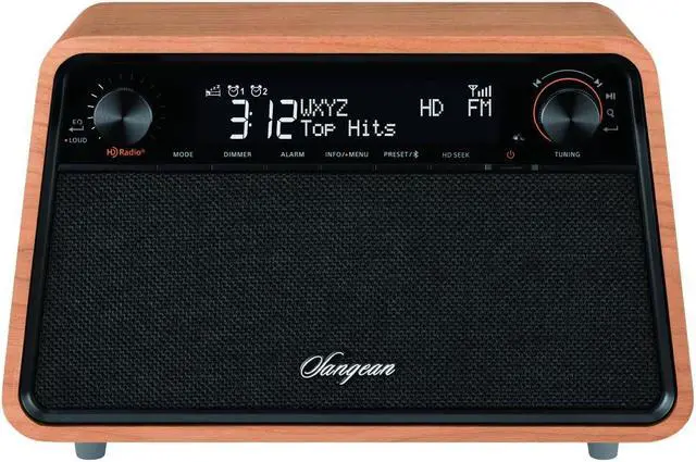 Main image of Sangean HDR-19 HD Radio/AM/FM-RDS/Bluetooth/AUX Premium Wooden Cabinet Radio