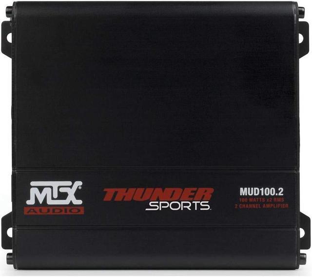 Alt view image 5 of 5 - MTX MUD100.2 Mud Series 200 Watt RMS 2 Channel Outdoor Powersports Amplifier Kit