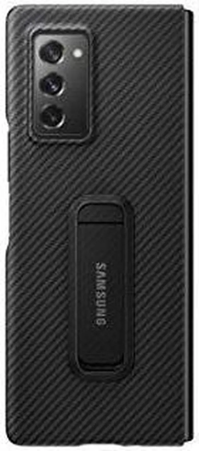 Alt view image 3 of 3 - Samsung Galaxy Z Fold 2 5G Aramid Standing Case (US Version) EF-XF916SBEGUS
