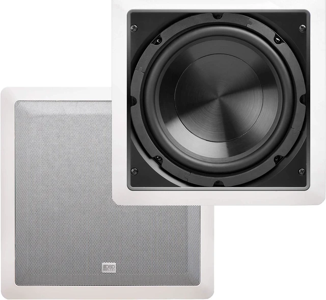 Main image of 8" in Wall Subwoofer 150W Easy Install, Paintable Grill IWS8