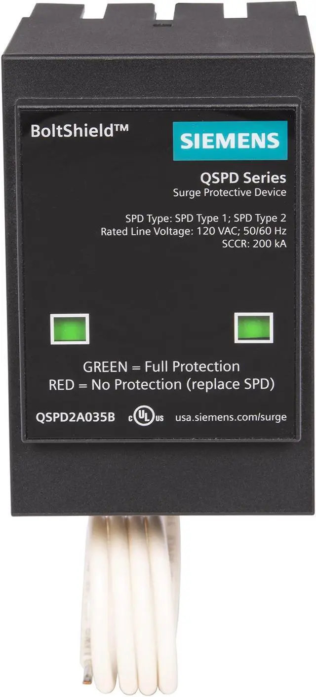 Main image of Siemens Qspd2A035B 35 Amp Boltshield Indoor Surge Protective Device