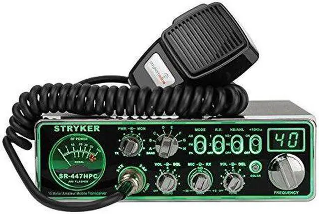 Alt view image 6 of 6 - Stryker AM/FM 10M Radio w/7 Color LED Backlit Face Plate 90+ Watts Peak Output Power