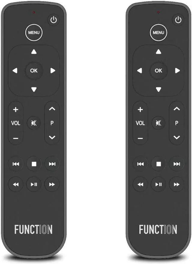 Main image of F101-ATVRM 2-Pack | Replacement Button Remote for Apple TV | Infrared Connectivity | 2 AAA Batteries Included