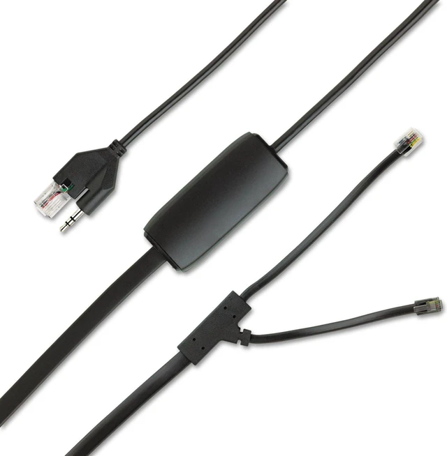Main image of Plantronics - Electronic Hook Switch Cable App-51 (Poly) - Remote Desk Phone Call Control - Works With Poly Desk Phones