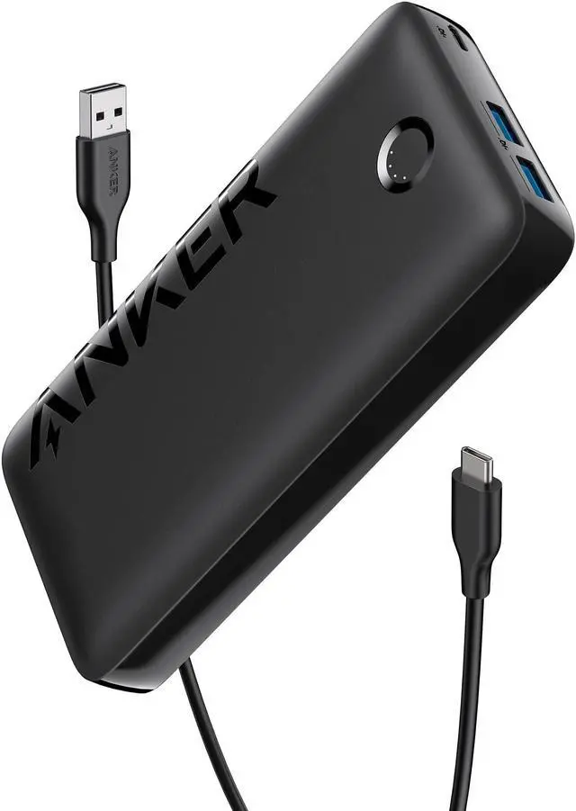 Alt view image 7 of 7 - Anker 335 Power Bank (PowerCore 20K), 20W Portable Charger with USB-C Fast Charging, 20000mAh, Works for iPhone 13/12 Series, Samsung, iPad Pro, AirPods, Apple Watch, and More