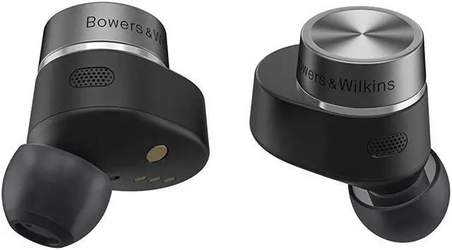 Alt view image 2 of 2 - bowers & wilkins pi7 s2 in-ear true wireless earphones, dual hybrid drivers, qualcomm aptx technology, active noise cancellation, works with bowers and wilkins app, satin black (2023 model)