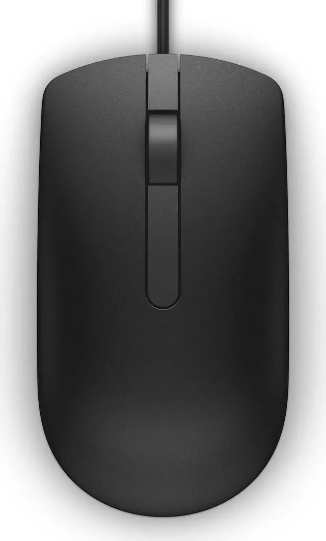 Alt view image 3 of 3 - Dell MS116 - Mouse - optical - 2 buttons - wired - USB - black - for Inspiron 17R 7720, OptiPlex 5250, 90XX, Precision M