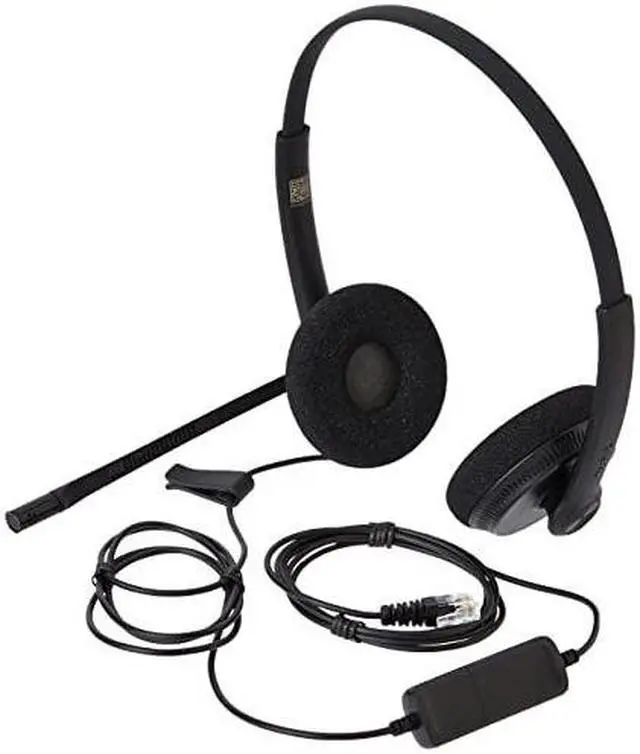 Alt view image 5 of 5 - yealink yhs34 dual lite wired headset - qd to rj9