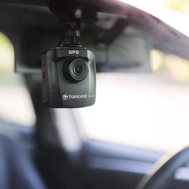 Alt view image 6 of 6 - Transcend 64GB DrivePro 250 1440P 2K QHD 60fps Dashcam with GPS, WiFi and Suction Mount Model TS-DP250A-64G