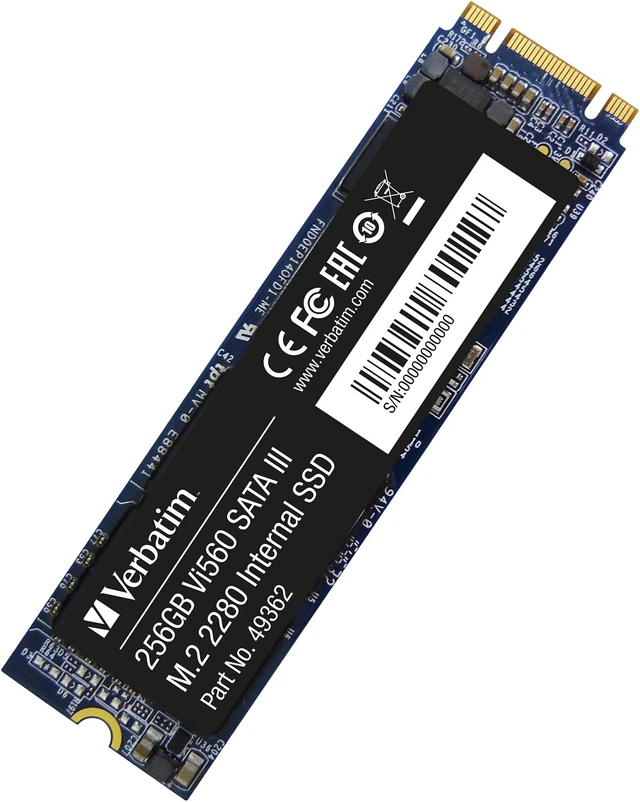 Main image of Verbatim Vi560 S3 M.2 Ssd 256 Gb Vi560 S3 M.2 Ssd 256Gb, 256, W125660294 (Vi560 S3 M.2 Ssd 256Gb, 256 Gb, M.2, 560 Mb/S)
