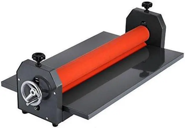 Alt view image 2 of 12 - VEVOR 25.5" 650MM Manual Cold Roll Laminator Laminating Machine