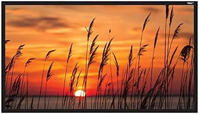 Alt view image 2 of 2 - HamiltonBuhl 120" Diag. (59x105) Fixed Frame Projector Screen, HDTV Format, Matte White Fabric