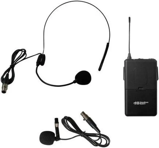 Alt view image 3 of 3 - HamiltonBuhl VENU100A Belt Pack with Lapel Mic and Head-worn Mic Frequency 918.70 MHz