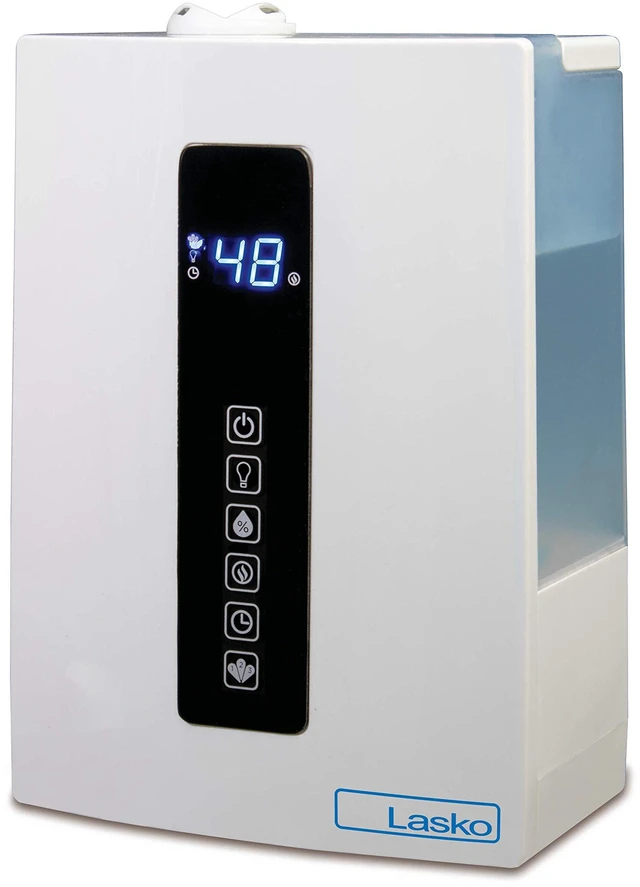 Main image of UH300 Warm and Cool Mist Humidifier with Humidistat and Timer, Quiet, Soothing Ultrasonic Dual Mist Humidifiers for Baby Nursery, Bedroom, Kids, Large Room and Home, 4.9L Tank, No Filter