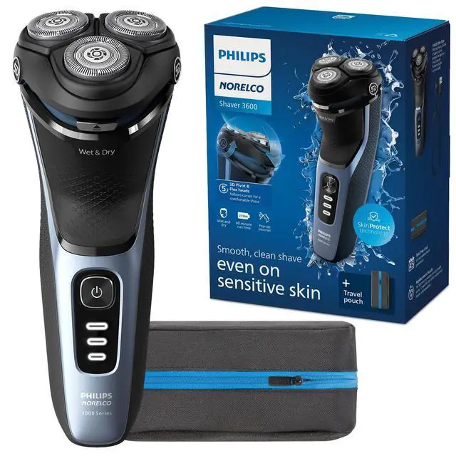Main image of 3600 Electric Shaver, Storm Blue