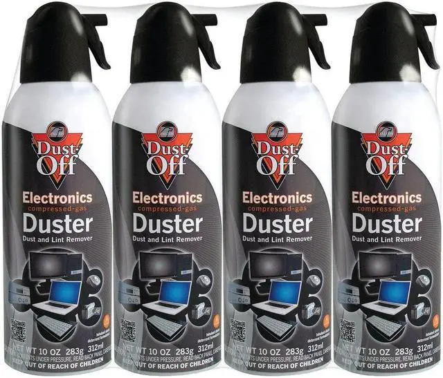 Alt view image 9 of 9 - Dust-Off DPSXL4A 10oz Electronics Dusters, 4 pk