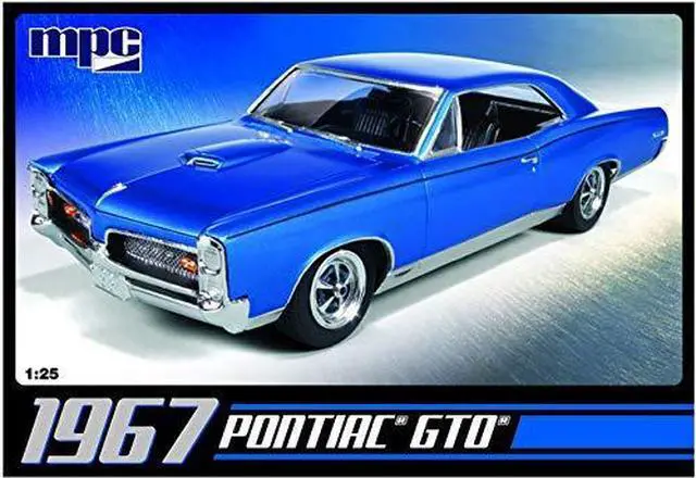 Alt view image 6 of 6 - Skill 2 Model Kit 1967 Pontiac GTO 1/25 Scale Model by MPC