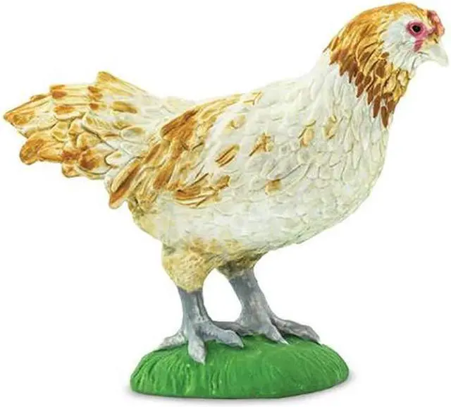 Alt view image 9 of 9 - Safari Farm Ameraucana Chicken Safari Ltd Animal Educational Toy Figure