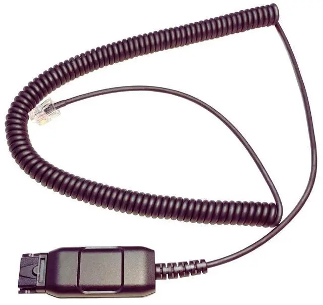 Main image of HIS-2 Amplified Cable 72442-41 - Compatible with All Plantronics QD Headsets - Connects to Avaya 1608 1616 9601 9608 9611 9620 9620C 9620L 9621 9630 9631 9640 9641 9650 9670 and J100 Series