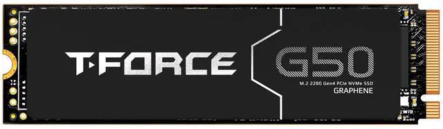 Main image of T-Force G50 512GB SLC Caching 3D TLC NAND NVMe InnoGrit PCIe Gen4x4 M.2 2280 Gaming SSD with Ultra-Thin Graphene Heat Spreader Works with PS5 Read/Write 5000/2500 MB/s TM8FFE512G0C129