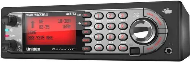 Alt view image 17 of 17 - UNIDEN BCT15X Mobile Scanner,Analog,9000 Channels