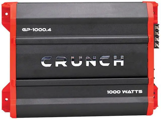 Alt view image 9 of 13 - Crunch Ground Pounder 4 x 125 @ 4 Ohms 4 x 250 @ 2 Ohms 2 x 500 Watts @ 4 Ohms Bridged
