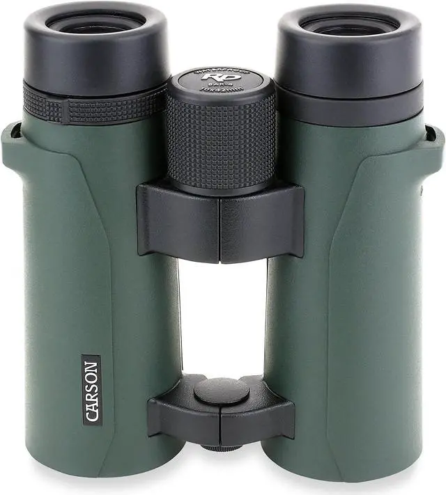 Alt view image 10 of 10 - carson rd series 10x42mm open-bridge waterproof high definition full sized binoculars (rd-042)