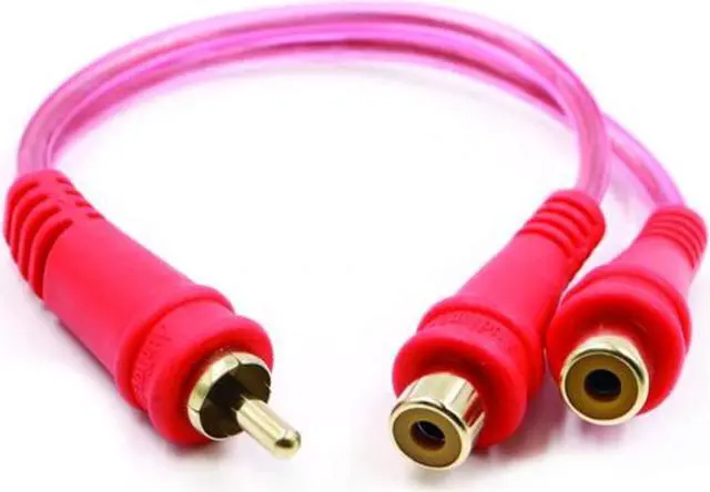 Alt view image 10 of 10 - Rca Splitter Audiopipe 1m-2f Clear Installer Series