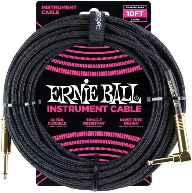Alt view image 4 of 6 - SD-1 Super Overdrive Pedal & Ernie Ball Braided Instrument Cable, Straight/Angle, 10ft, Black (P06081)