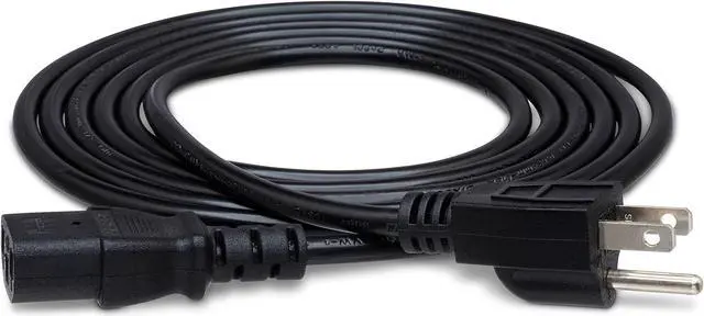 Main image of PWC-148 Power Cord, IEC C13 to NEMA 5-15P, 8 Feet